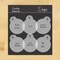 Wedding Lettering Cookie Stencil Set: Bride & Groom, Best Wishes, Just Married, I Do, Bridal Shower, Mr & Mrs | C826 by Designer Stencils | Cookie Decorating Tools |